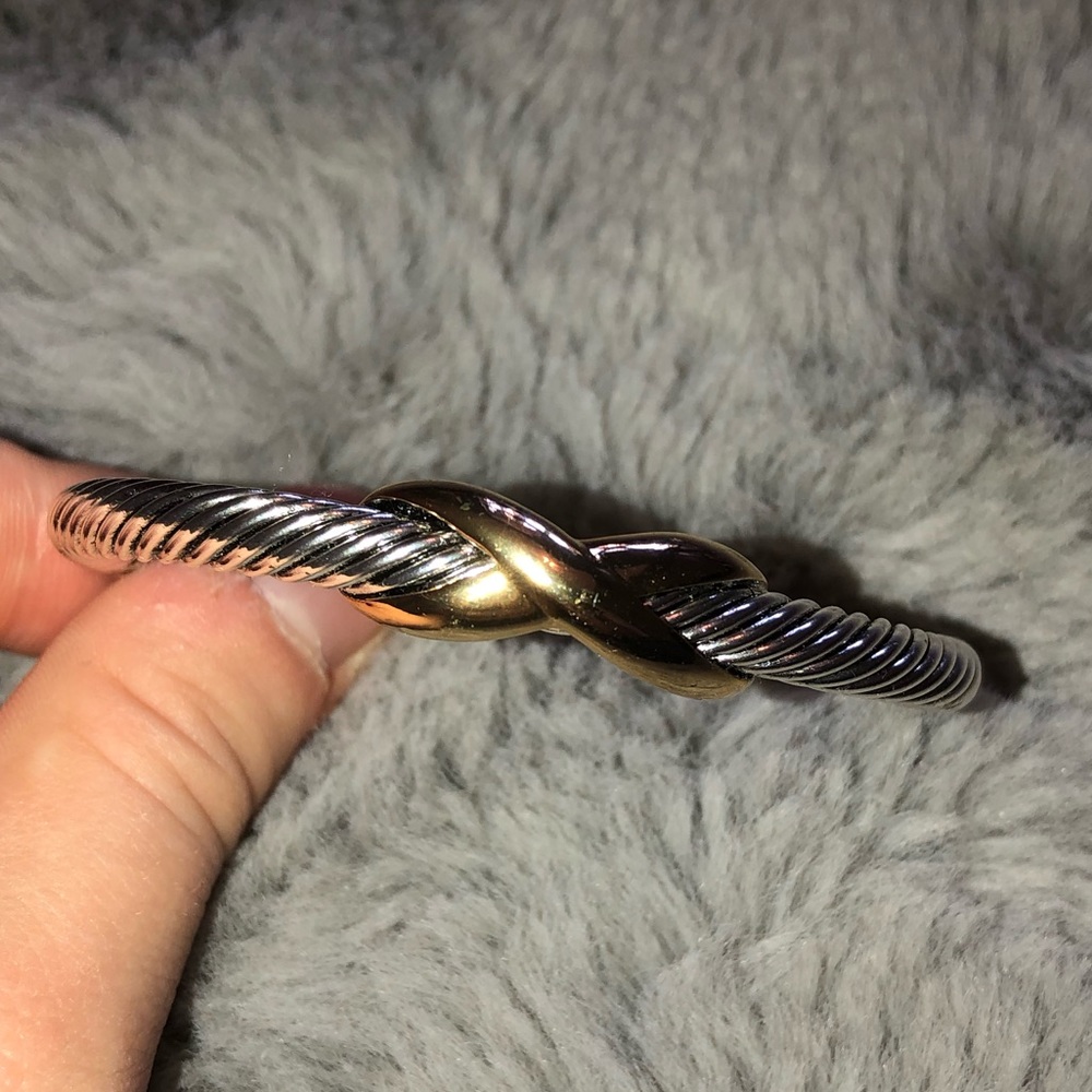 Gold and silver bracelet